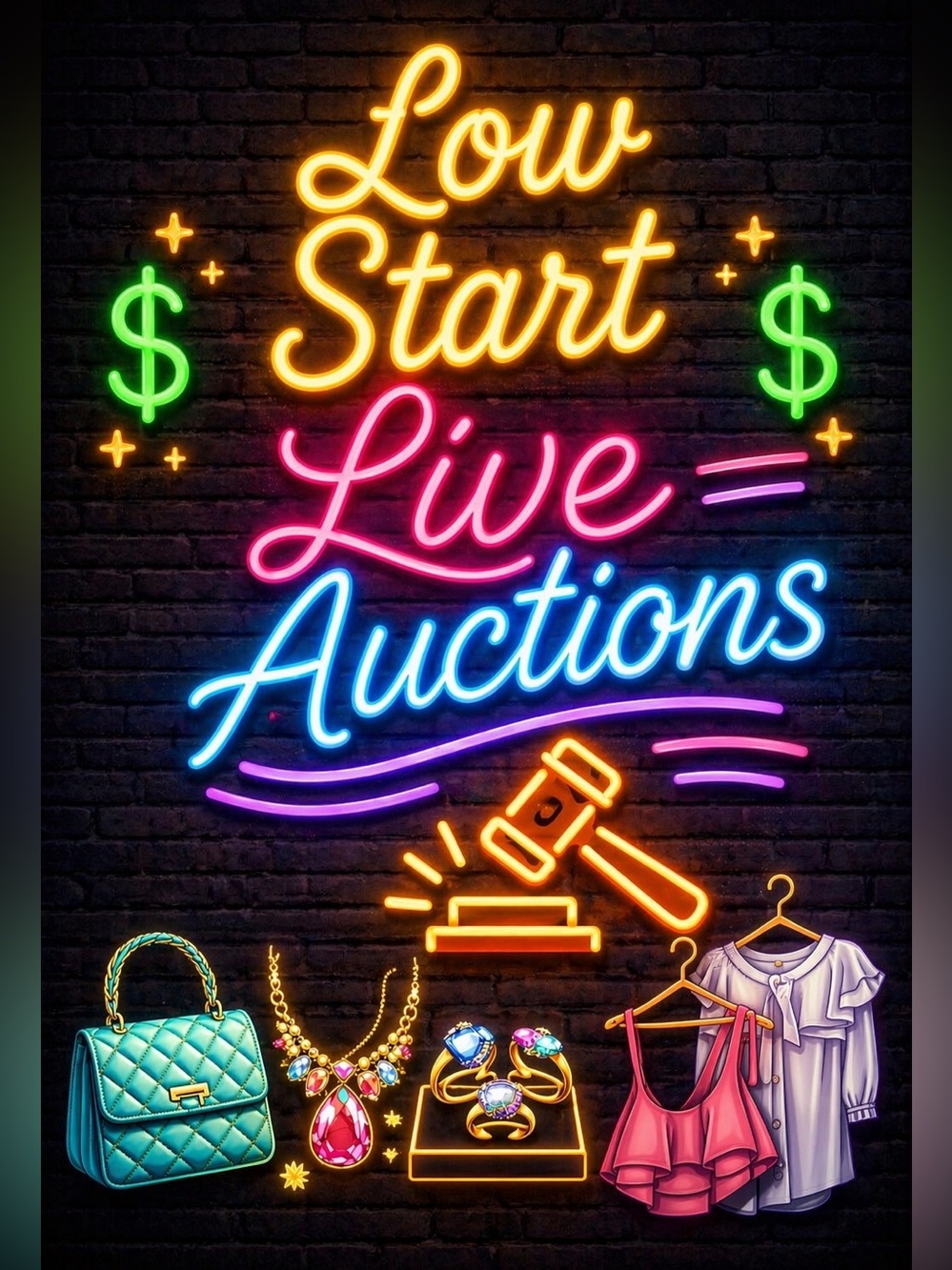 Unlisted Low Start Live Auction - Final Sale
